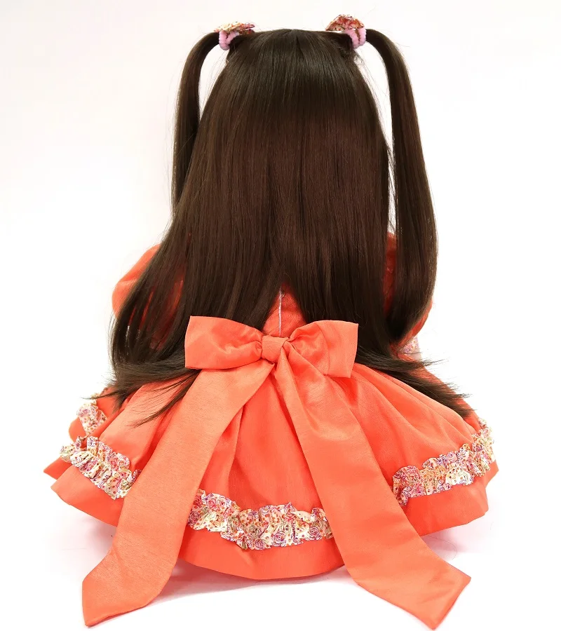 60cm Silicone Reborn Baby Girl Doll Toy