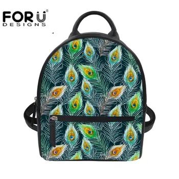 FORUDESIGNS Women 3D Printing Small Backpack Animal Peacock Floral Fashion PU Leather Mini Rucksack Girls Casual Travel Bagpacks
FORUDESIGNS Women 3D Printing Small Backpack Animal Peacock Floral Fashion PU Leather Mini Rucksack Girls Casual Travel Bagpacks