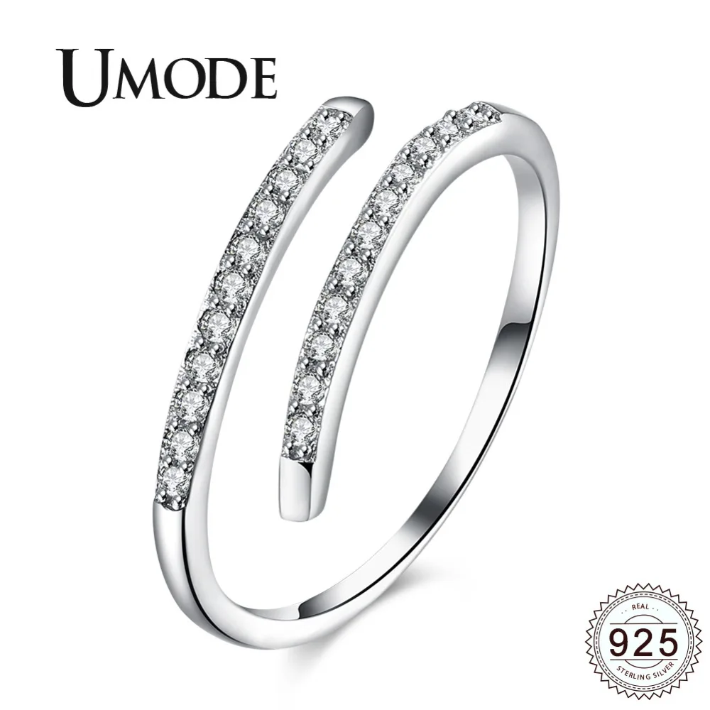 UMODE Solid 925 Sterling Silver Rings For Women Stacked Wedding Engagement Ring Korea Fashion Silver 925 Jewelry ULR0537
UMODE Solid 925 Sterling Silver Rings For Women Stacked Wedding Engagement Ring Korea Fashion Silver 925 Jewelry ULR0537