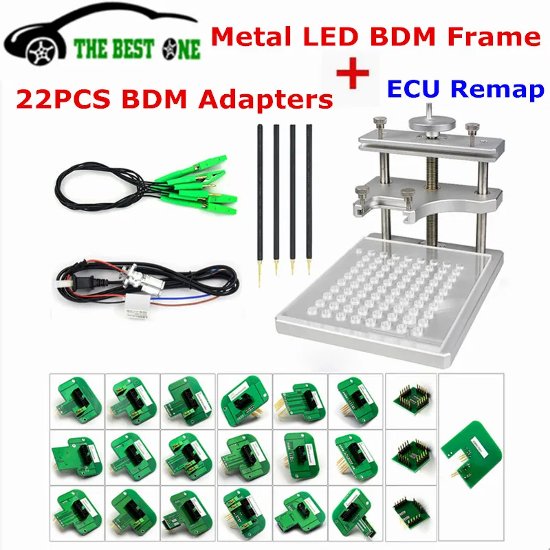 2019 Factory Price LED BDM Frame Stainless steel 2IN1 + BDM Probe 22PCS Adapter ECU Chip Tuning Remap For KTAG KESS V2 FGTECH
2019 Factory Price LED BDM Frame Stainless steel 2IN1 + BDM Probe 22PCS Adapter ECU Chip Tuning Remap For KTAG KESS V2 FGTECH