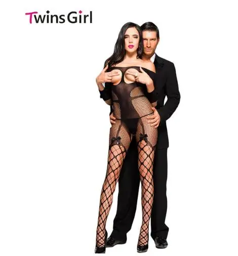 Hot 2017 New Sexy Women Sleepwear Hot Sexy Open Cup Fishnet Off-shoulder Bodystocking with Bow One Size Fit S M L H3159
Hot 2017 New Sexy Women Sleepwear Hot Sexy Open Cup Fishnet Off-shoulder Bodystocking with Bow One Size Fit S M L H3159