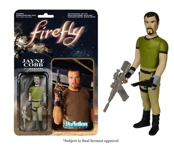 Funko ReAction Figure Firefly - Jayne Cobb Vinyl Action Figure Collectible Model Toy with Original Box
Funko ReAction Figure Firefly - Jayne Cobb Vinyl Action Figure Collectible Model Toy with Original Box