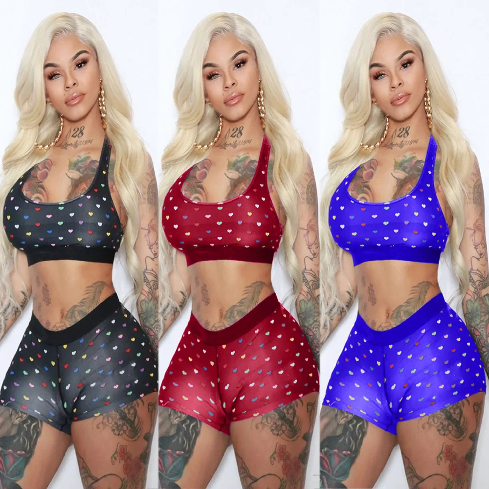2019 Women New Summer Bodycon Love Printed Short Tank Top & Shorts Two Piece Suit Set Sports Tracksuit Outfit 3 Colors HM6140
2019 Women New Summer Bodycon Love Printed Short Tank Top & Shorts Two Piece Suit Set Sports Tracksuit Outfit 3 Colors HM6140