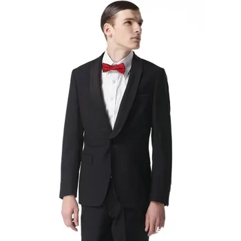Hot Real Sale Grooms Tuxedos Wedding Suits For Men Shawl Lapel Mens One Button Groomsmen Suit Slim Fit 2 Piece (jacket+pants)
Hot Real Sale Grooms Tuxedos Wedding Suits For Men Shawl Lapel Mens One Button Groomsmen Suit Slim Fit 2 Piece (jacket+pants)