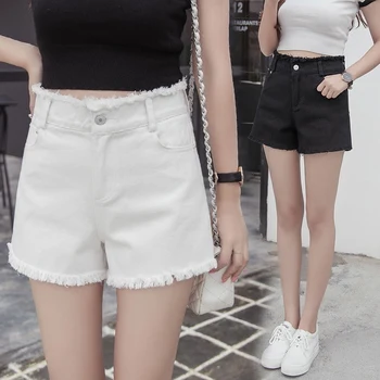 plus size denim jeans shorts women summer 2016 bermuda feminina High waist thin white burrs wide-legged shorts female A0872
plus size denim jeans shorts women summer 2016 bermuda feminina High waist thin white burrs wide-legged shorts female A0872