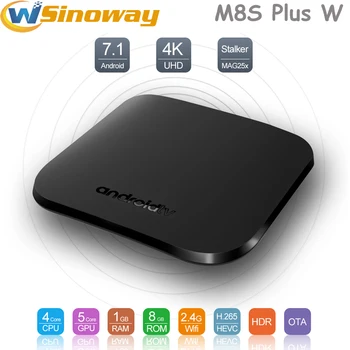 MECOOL Smart tv box android 7.1 M8S Plus W Amlogic S905W Quad core 1GB 8GB 4K HD Media player Built-in Wifi Mini PC
MECOOL Smart tv box android 7.1 M8S Plus W Amlogic S905W Quad core 1GB 8GB 4K HD Media player Built-in Wifi Mini PC