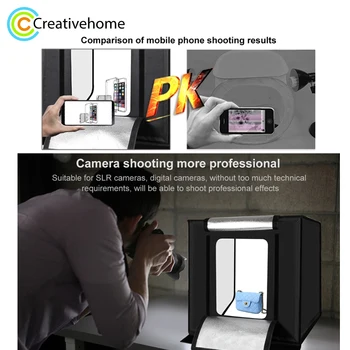 PULUZ 60cm Folding Portable 60W 2 x 1690LM 5500K White Light Photo Lighting Studio Shooting Tent Box Kit with 3 Colors Backdrops
PULUZ 60cm Folding Portable 60W 2 x 1690LM 5500K White Light Photo Lighting Studio Shooting Tent Box Kit with 3 Colors Backdrops