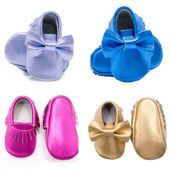 Soft Sole Shine Gold Tassels Bow Baby Shoes Moccasins Newborn Baby Boys Shoes Genuine Leather Handmade Prewalkers Boots
Soft Sole Shine Gold Tassels Bow Baby Shoes Moccasins Newborn Baby Boys Shoes Genuine Leather Handmade Prewalkers Boots