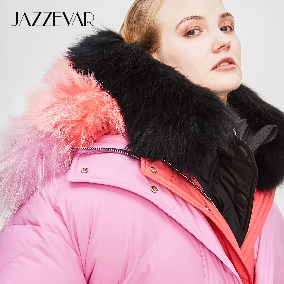 JAZZEVAR 2019 Winter New Fashion Street Designer Brand Women Short Duck Down Jacket Cute Pink Color Real Fur Outerwear z18004
JAZZEVAR 2019 Winter New Fashion Street Designer Brand Women Short Duck Down Jacket Cute Pink Color Real Fur Outerwear z18004