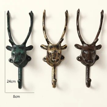 Nordic Rural Retro Iron Deer Head Hook Cast Iron Handicraft Shop Bar Garden Wall Hangings Ornaments Murals Vintage Decoration
Nordic Rural Retro Iron Deer Head Hook Cast Iron Handicraft Shop Bar Garden Wall Hangings Ornaments Murals Vintage Decoration