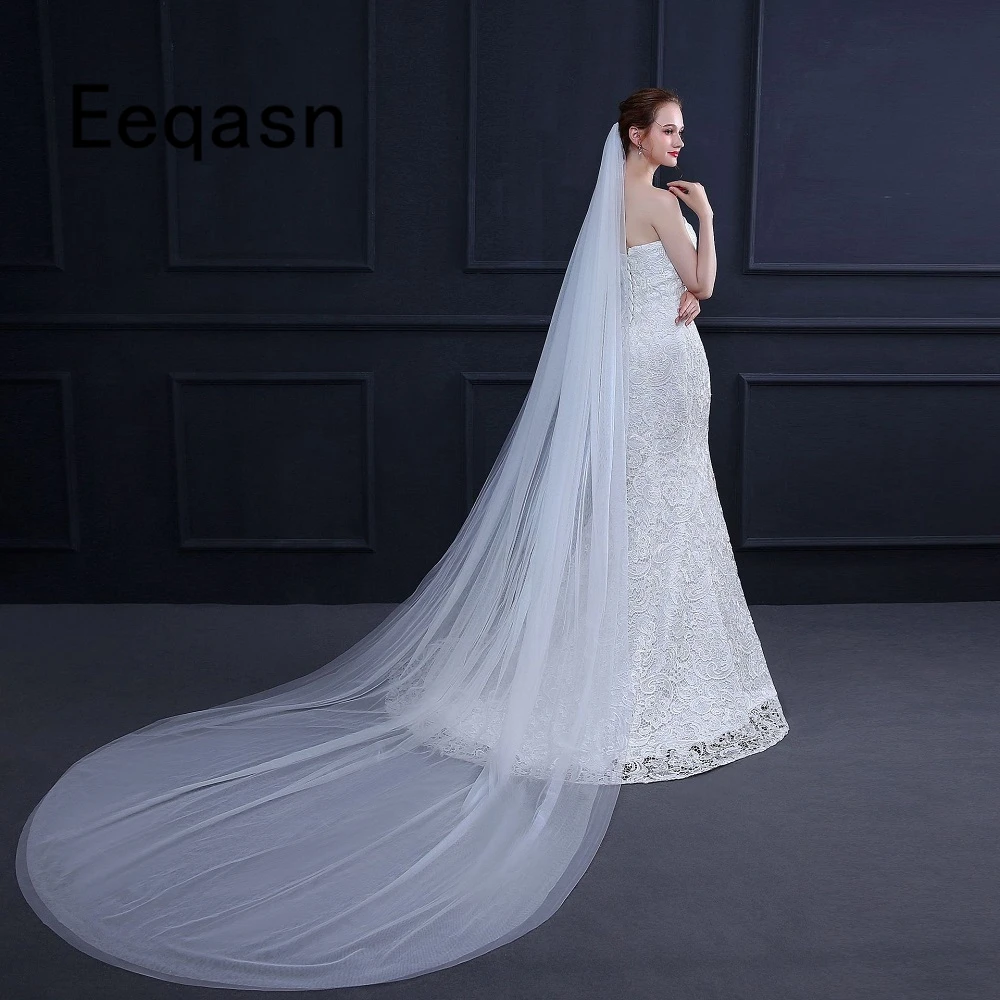 2019 Two Layer Long Wedding Veil With Comb 3 Meters Cathedral Simple Bridal Veil Wedding Accessories velo de novia
2019 Two Layer Long Wedding Veil With Comb 3 Meters Cathedral Simple Bridal Veil Wedding Accessories velo de novia