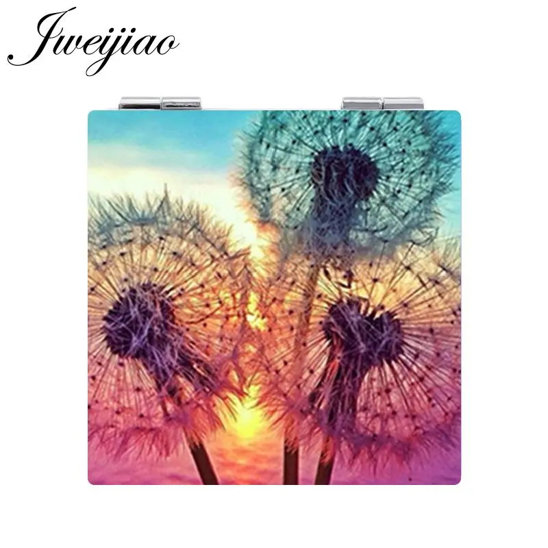 JWEIJIAO Dandelion Pocket Mirror Mini Square shaped 1X/2X Magnifying Folding PU Leather espejo Makeup Mirrors hand mirror
JWEIJIAO Dandelion Pocket Mirror Mini Square shaped 1X/2X Magnifying Folding PU Leather espejo Makeup Mirrors hand mirror