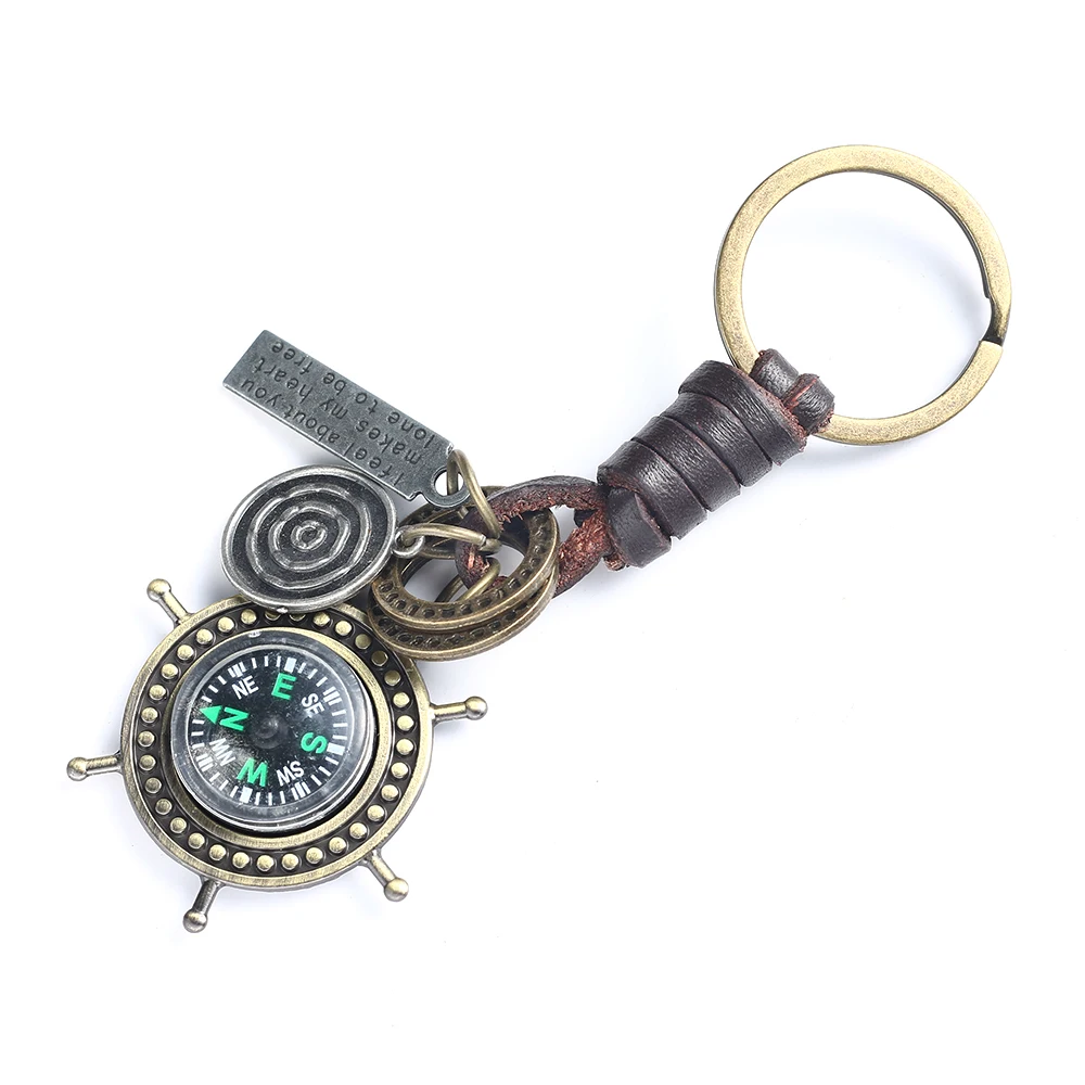 2019 fashion jewelry vintage handwork weave Compass leather keychain men charm jewelry alloy Accessories key chain men jewelry
2019 fashion jewelry vintage handwork weave Compass leather keychain men charm jewelry alloy Accessories key chain men jewelry