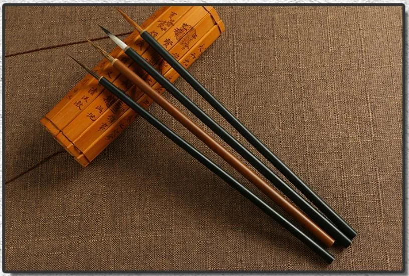 Set of 4 pcs Brush Pens Hook Line Painting Wen Fang Si Bao Chinese Characters Calligraphy Gift
Set of 4 pcs Brush Pens Hook Line Painting Wen Fang Si Bao Chinese Characters Calligraphy Gift