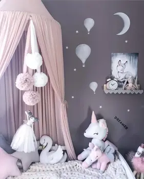 2019 Kids Princess Canopy Bed Curtain Canopy Kids Room Decoration Baby Round Mosquito Net Tent Curtains Children Crib Netting
2019 Kids Princess Canopy Bed Curtain Canopy Kids Room Decoration Baby Round Mosquito Net Tent Curtains Children Crib Netting