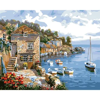 HQ Seascape Baroque style pictures DIY Painting By Numbers kits Painting Paint On Cotton Unique Gift Home Decor Wall Artwork
HQ Seascape Baroque style pictures DIY Painting By Numbers kits Painting Paint On Cotton Unique Gift Home Decor Wall Artwork