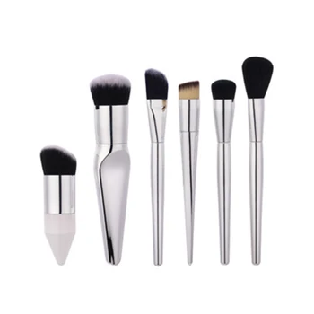 Professional 6Pcs Makeup Brushes Set Sliver Eyeshadow Lip Foundation Powder Blending Kabuki Brush Kits Cosmetics Beauty Tools
Professional 6Pcs Makeup Brushes Set Sliver Eyeshadow Lip Foundation Powder Blending Kabuki Brush Kits Cosmetics Beauty Tools
