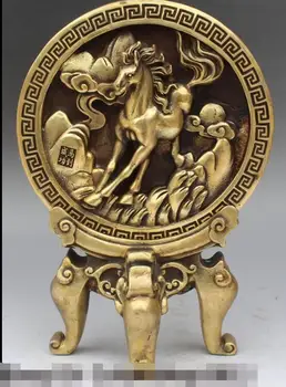 S3785 10" Chinese Bronze Fengshui Zodiac Year Animal Horse folding screen Statue 
S3785 10" Chinese Bronze Fengshui Zodiac Year Animal Horse folding screen Statue