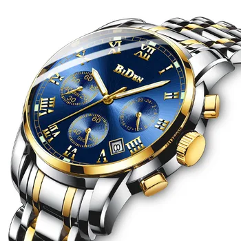 Mens Watches Sports Chronograph Date Watch Stainless Steel Quartz Business Watch Men Waterproof Male Clock Relogio Masculino
Mens Watches Sports Chronograph Date Watch Stainless Steel Quartz Business Watch Men Waterproof Male Clock Relogio Masculino
