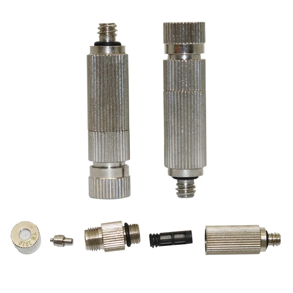 3/16" Male Thread Misting Sprayers with Net Filter Stainless Steel Garden Cooling Humidify Misting System Water Sprinkler 40 Pcs
3/16" Male Thread Misting Sprayers with Net Filter Stainless Steel Garden Cooling Humidify Misting System Water Sprinkler 40 Pcs