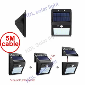 30 led 500lm solar light split mount pIR motion 3 senser indoor lamps smart ip65 6 IP new 2018 a 5M cable street wall lamp for
30 led 500lm solar light split mount pIR motion 3 senser indoor lamps smart ip65 6 IP new 2018 a 5M cable street wall lamp for