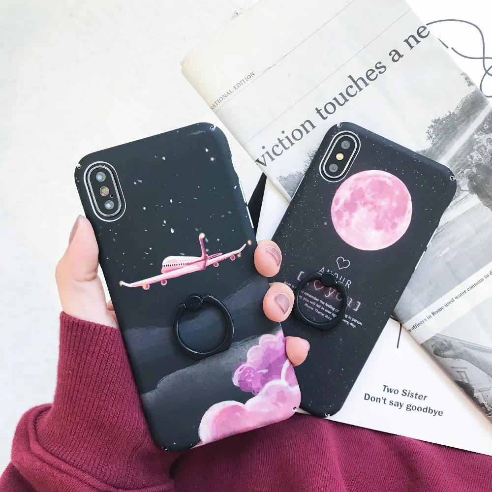 For iPhone X XR XS MAX 7 8 6 6s Plus fashion Starry sky Kickstand Case for iPhone7 cover With Finger Ring hard PC Phone Case 6s
For iPhone X XR XS MAX 7 8 6 6s Plus fashion Starry sky Kickstand Case for iPhone7 cover With Finger Ring hard PC Phone Case 6s