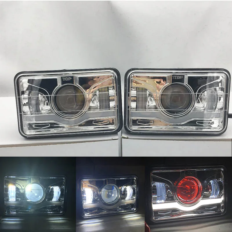 For Ford Trucks Offrord Chevrolet 45W 4x6 Square LED Headlight DRL Lamp With Angel Eyes sealed beam For H4651 H4652 H4656 H4666
For Ford Trucks Offrord Chevrolet 45W 4x6 Square LED Headlight DRL Lamp With Angel Eyes sealed beam For H4651 H4652 H4656 H4666