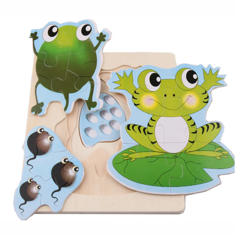 Growth Happy Puzzle butterfly jigsaw puzzle Kids 3D puzzle Frog puzzle toy animal multilayer children toys
Growth Happy Puzzle butterfly jigsaw puzzle Kids 3D puzzle Frog puzzle toy animal multilayer children toys