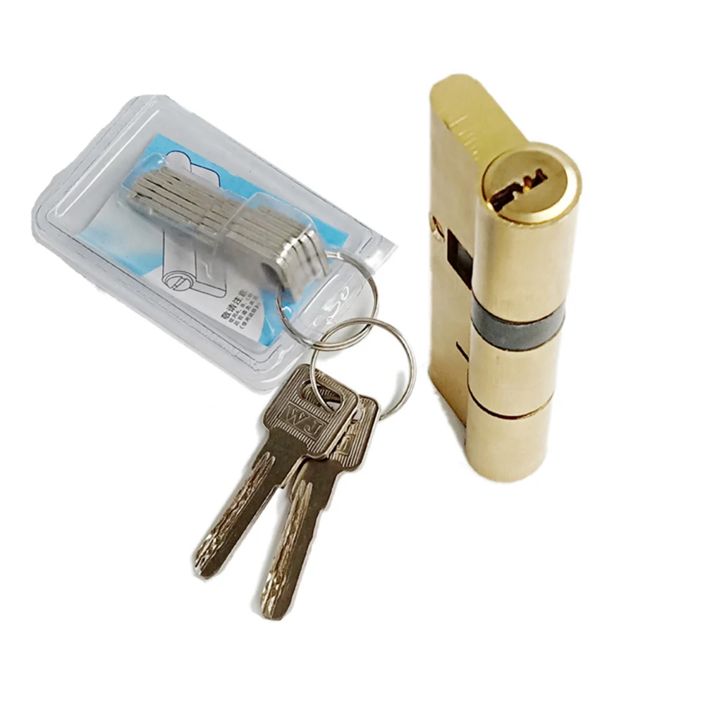 1Set Door Cylinder Biased Lock 70 80 90 100mm 8 Keys Anti-Theft Entrance Brass Door Lock Home Security With Keys Door Hardware
1Set Door Cylinder Biased Lock 70 80 90 100mm 8 Keys Anti-Theft Entrance Brass Door Lock Home Security With Keys Door Hardware