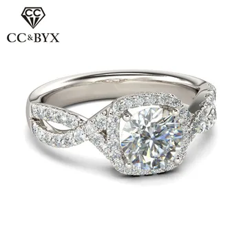 CC Silver Rings For Women Classic Cubic Zirconia Square Twist Arm Romantic Fashion Jewelry Anilos Mujer Drop Shipping CC1551
CC Silver Rings For Women Classic Cubic Zirconia Square Twist Arm Romantic Fashion Jewelry Anilos Mujer Drop Shipping CC1551