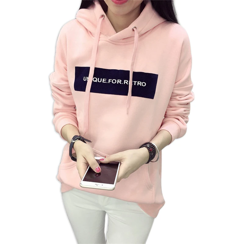 Sweatshirts Female Hoodie Pink & Gray Plus Size Sweatshirt Hoodies Women Long Sleeves Hoody For Women Thicken Hooded Sweatshirt
Sweatshirts Female Hoodie Pink & Gray Plus Size Sweatshirt Hoodies Women Long Sleeves Hoody For Women Thicken Hooded Sweatshirt