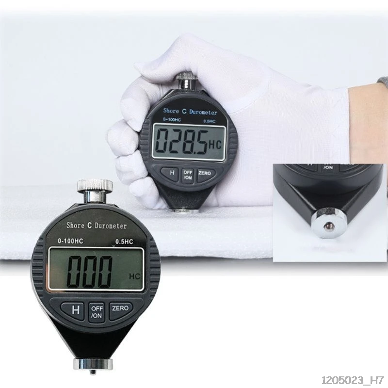 Digital LCD Hardness Durometer Tester 0-100HA Shore C D Meter For Rubber Plastic Leather Multi-resin Multi-grease
Digital LCD Hardness Durometer Tester 0-100HA Shore C D Meter For Rubber Plastic Leather Multi-resin Multi-grease