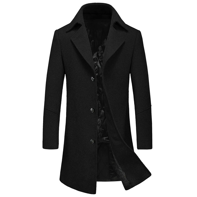 2018 New Long Turn Down Collar Mens Woolen Jacket High Quality Single Breasted Lang Jas Mannen
2018 New Long Turn Down Collar Mens Woolen Jacket High Quality Single Breasted Lang Jas Mannen