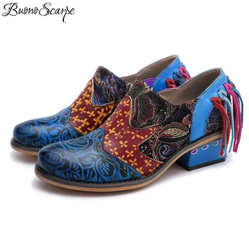 Genuine Leather Vintage Women Pumps Handmade Ethnic Bohemian Patchwork Women Shoes Leather Tassels Lady Embroidery Heels Shoes
Genuine Leather Vintage Women Pumps Handmade Ethnic Bohemian Patchwork Women Shoes Leather Tassels Lady Embroidery Heels Shoes