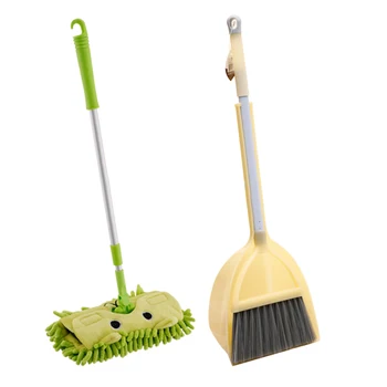 New Children Pretend Play Toys Mini Housekeeping Cleaning Tools Kit with Mop Broom Dustpan For Kids Learning Skills 3 Colors
New Children Pretend Play Toys Mini Housekeeping Cleaning Tools Kit with Mop Broom Dustpan For Kids Learning Skills 3 Colors