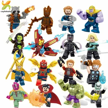 Super Hero Marvel Avengers Infinity War Building Blocks Hulk Thanos Captain America Figures Bricks Toys Toys For Children
Super Hero Marvel Avengers Infinity War Building Blocks Hulk Thanos Captain America Figures Bricks Toys Toys For Children