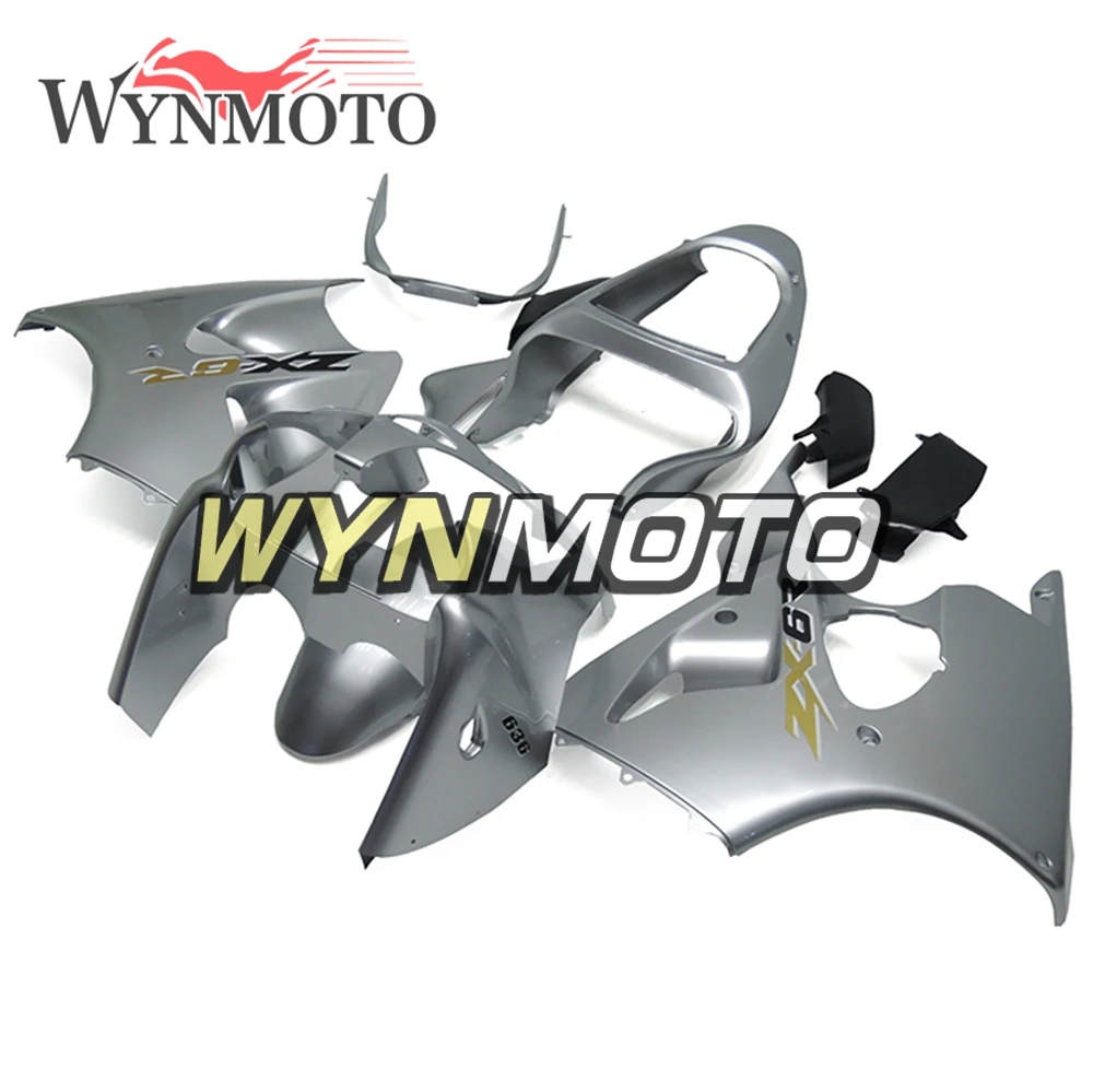 Complete Fairings For Kawasaki ZX-6R 00-02 ZX6R 2000 2002 Year Injection ABS Plastics Bodywork Silver Frames Covers Cowlings New
Complete Fairings For Kawasaki ZX-6R 00-02 ZX6R 2000 2002 Year Injection ABS Plastics Bodywork Silver Frames Covers Cowlings New