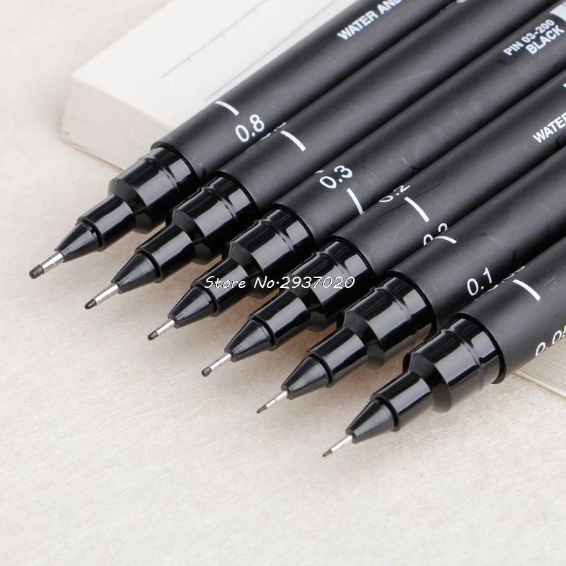 6PCS New Portable Drawing Ultra Fine Line Pen Good Chemical Resistant High Quality Pen Art Markers Hot Sale Drawing Pen D14
6PCS New Portable Drawing Ultra Fine Line Pen Good Chemical Resistant High Quality Pen Art Markers Hot Sale Drawing Pen D14