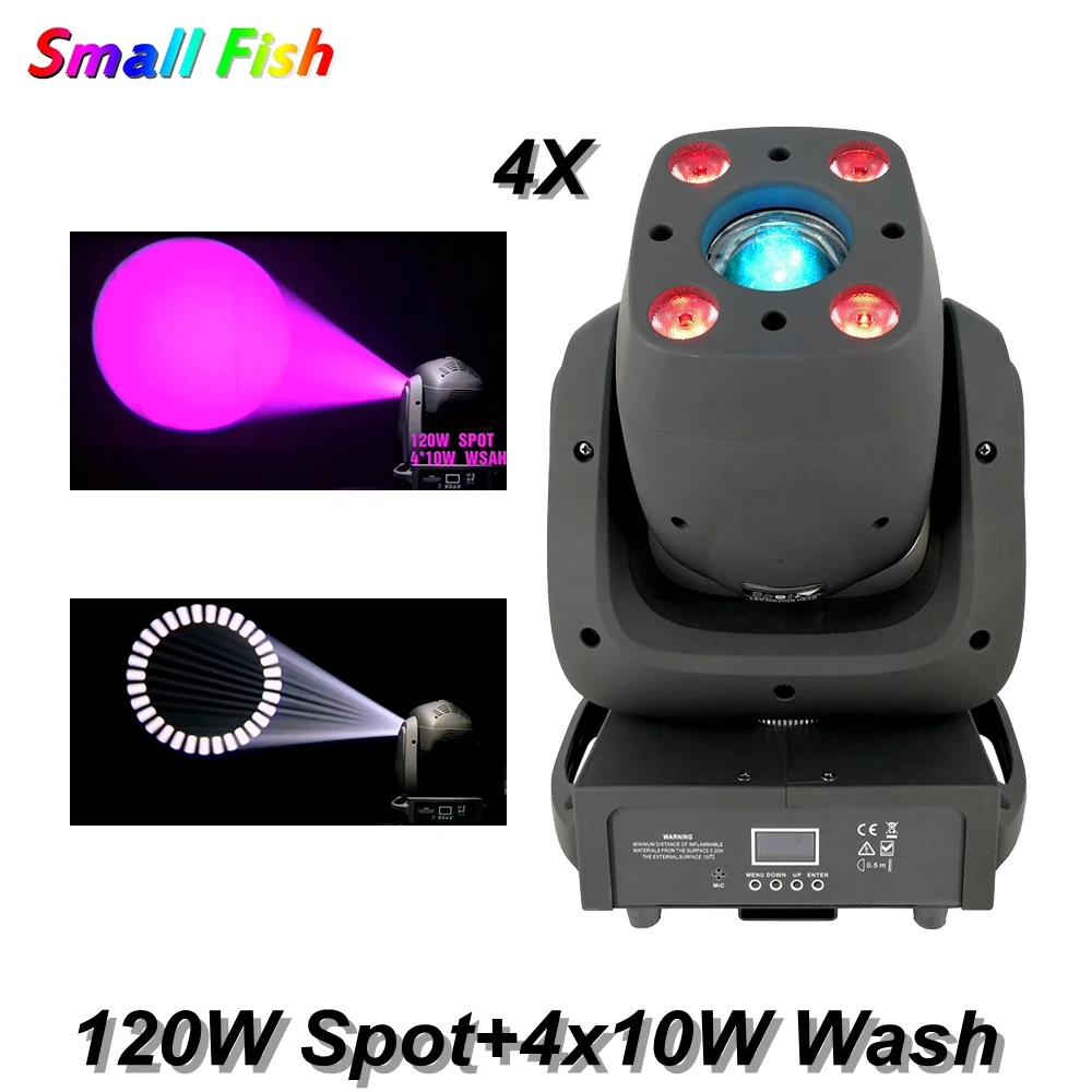 4Pcs/Lot Color Music Moving Head Light 120W Spot 4x10W RGBW 4IN1 LED Wash Effect Light DJ Disco Light Sound Party Club Bar Light
4Pcs/Lot Color Music Moving Head Light 120W Spot 4x10W RGBW 4IN1 LED Wash Effect Light DJ Disco Light Sound Party Club Bar Light