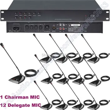 MICWL Max. 60 Digital Conference Meeting Microphone System with 1 Chairman 12 Delegate Mic Unit
MICWL Max. 60 Digital Conference Meeting Microphone System with 1 Chairman 12 Delegate Mic Unit