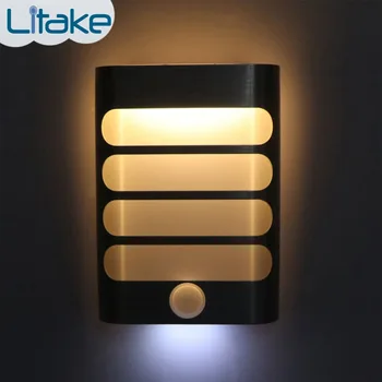 Litake Rechargeable Night Light with Motion Sensor LED Wireless Wall Lamp Night Auto On/Off for Kid Hallway Pathway Staircase
Litake Rechargeable Night Light with Motion Sensor LED Wireless Wall Lamp Night Auto On/Off for Kid Hallway Pathway Staircase
