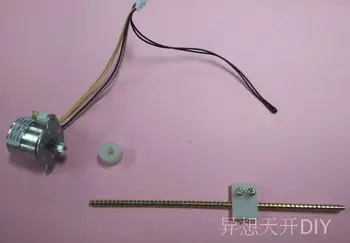 Free shipping 5pcs/lot 20 step motor two phase four wire screw slider shaft (whole set)
Free shipping 5pcs/lot 20 step motor two phase four wire screw slider shaft (whole set)