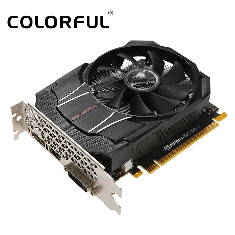 Colorful NVIDIA GeForce GTX1050 Graphics Card OC 2G 1354/1455MHz 7Gbps GDDR5 Video Card 128bit PCI-E with HDMI DP DVI-D Port
Colorful NVIDIA GeForce GTX1050 Graphics Card OC 2G 1354/1455MHz 7Gbps GDDR5 Video Card 128bit PCI-E with HDMI DP DVI-D Port