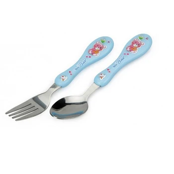 1Set/2pcs Kids Utensils Baby Stainless Steel Fork and Spoon Safety Baby Fatware Feeding Spoon Pink Blue
1Set/2pcs Kids Utensils Baby Stainless Steel Fork and Spoon Safety Baby Fatware Feeding Spoon Pink Blue