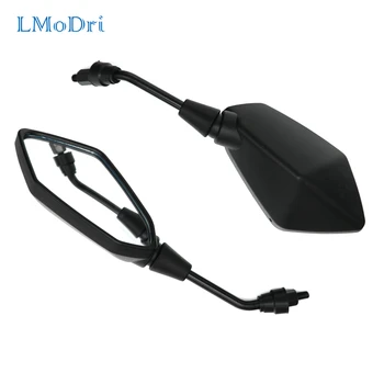 

LMoDri 2 Pieces/Pair Electrombile Mirror Motorcycle Rear View Mirrors Electrical Motor E-Bike Back Side Convex mirror 8mm 10mm