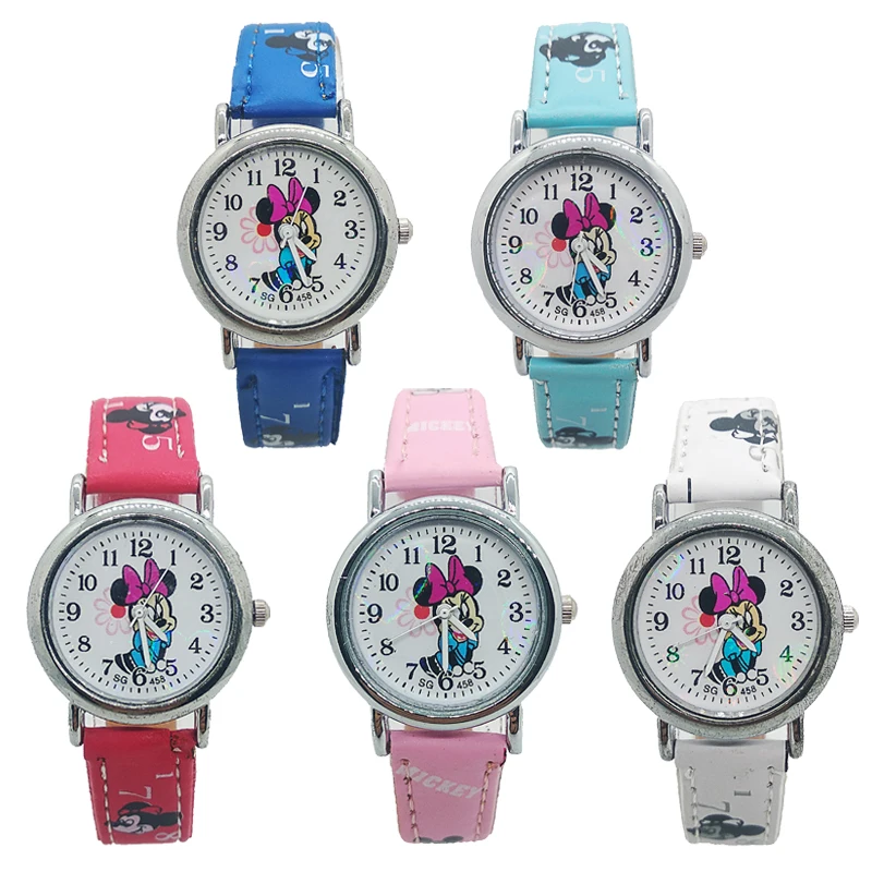 Фото 2020 new Fashion Leather children watch for girls women casual kids watches boys clock birthday gift child quartz wristwatch | Наручные