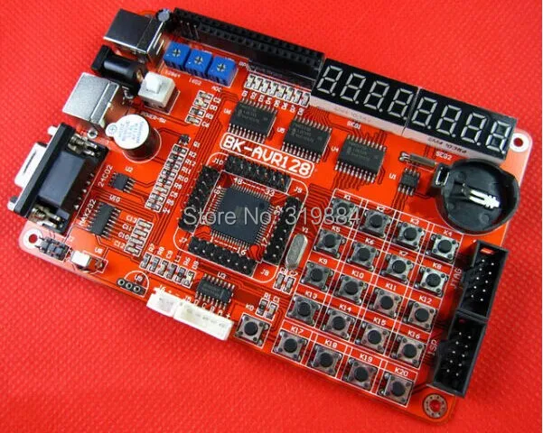 Free shipping 1x AVR ATMEGA128 development board ATMEL AVR128 Microcontroller board
Free shipping 1x AVR ATMEGA128 development board ATMEL AVR128 Microcontroller board