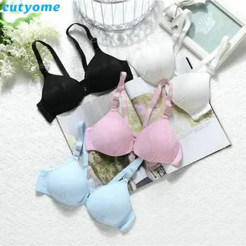 4pcs/lot Sale 2017 Soft Kids Puberty Girls Bras Wireless Thin Cup Small Teenage Younge Girl Brassiere Training Sport Underwear
4pcs/lot Sale 2017 Soft Kids Puberty Girls Bras Wireless Thin Cup Small Teenage Younge Girl Brassiere Training Sport Underwear