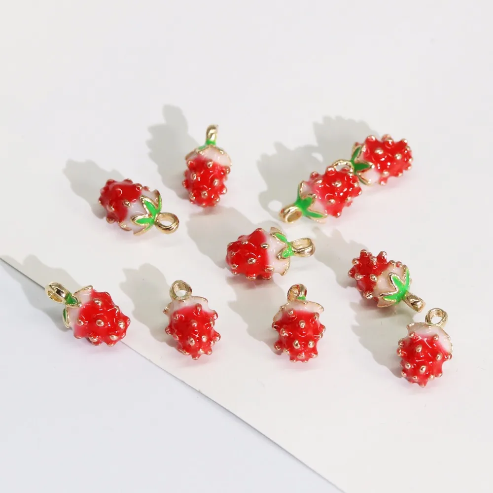 DIY Handmade Accessory- 10pcs Golden Red Strawberry Charm,Oil Drop Charms for Bracelet/Choker Qualitied Pendant Best Jewerlry
DIY Handmade Accessory- 10pcs Golden Red Strawberry Charm,Oil Drop Charms for Bracelet/Choker Qualitied Pendant Best Jewerlry