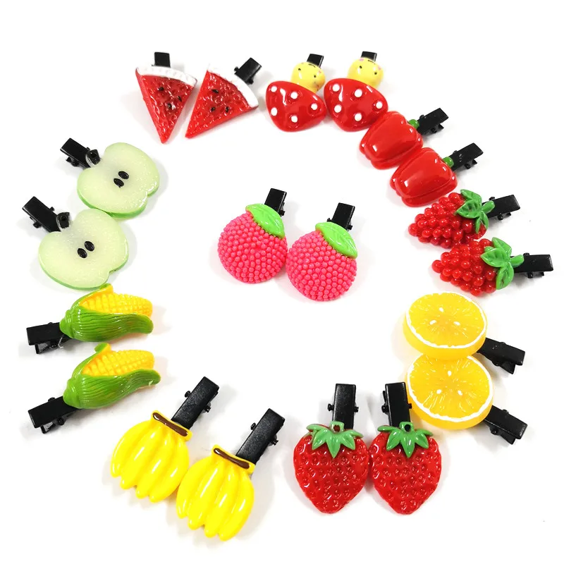 10 Pcs (5 Pairs) Candy Bright Color Fruit Hair Clips Kids Hairpin Girls' Hair Accessories PC066
10 Pcs (5 Pairs) Candy Bright Color Fruit Hair Clips Kids Hairpin Girls' Hair Accessories PC066